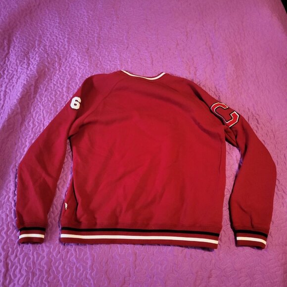 Hudson’s Bay Mens Red Canada Crew Neck Sweater - Size L Company HBC - Picture 9 of 12